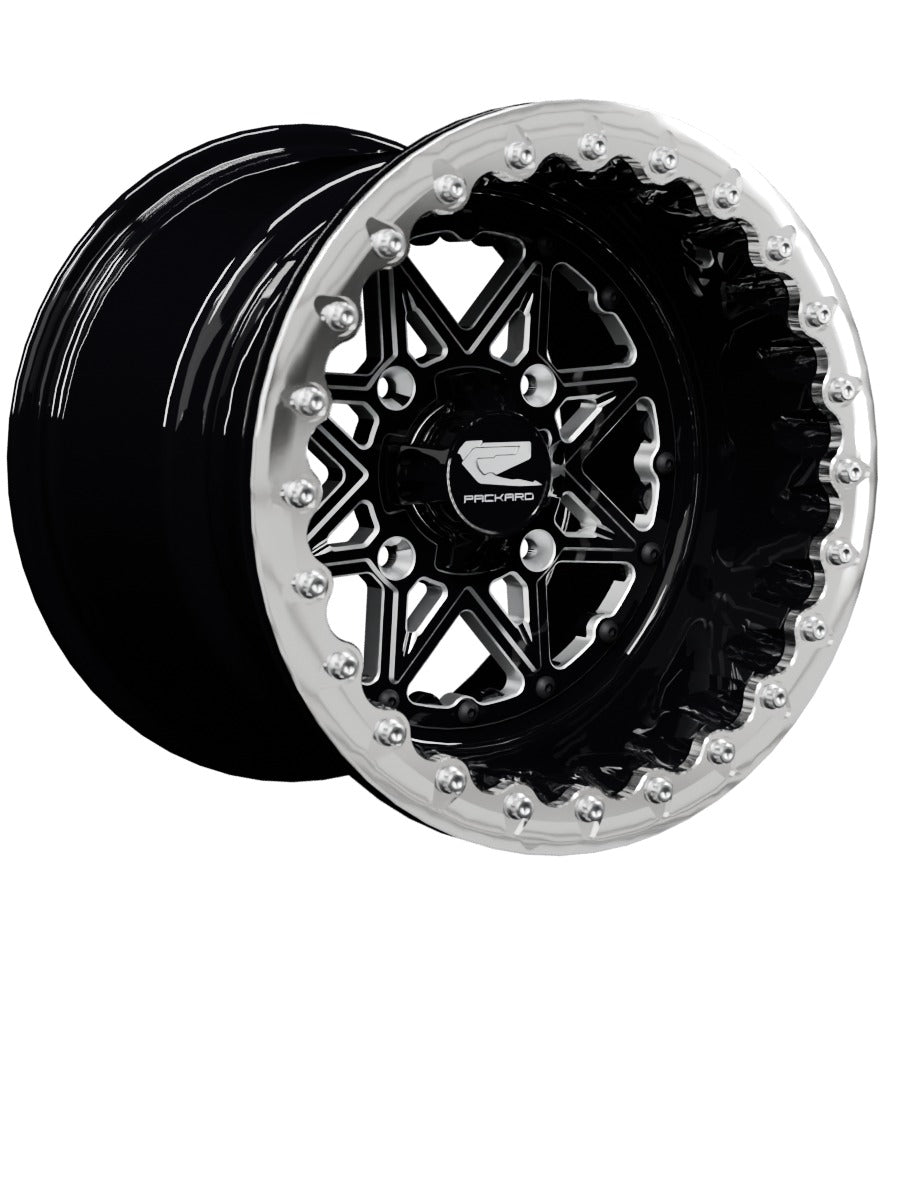 V2 Super Star - FF Forged Beadlock - Gloss Black - 15x11 | 4x136 / Polished V.1