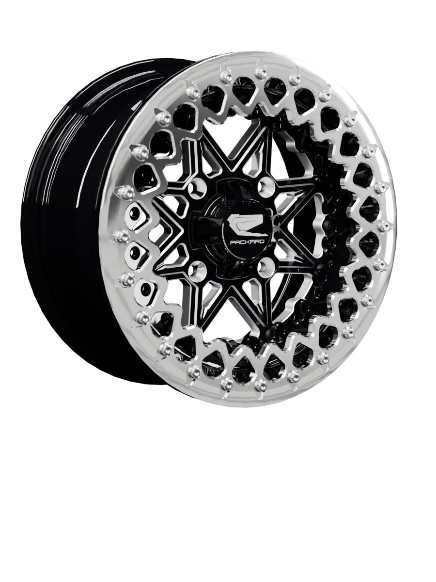 V2 Super Star - FF Forged Beadlock - Gloss Black - 15x7 | 4x136 / Polished V.3