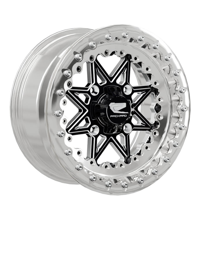 V2 Super Star - FF Forged Polished Beadlock - Gloss Black - 15x7 | 4x136 / Polished V.1