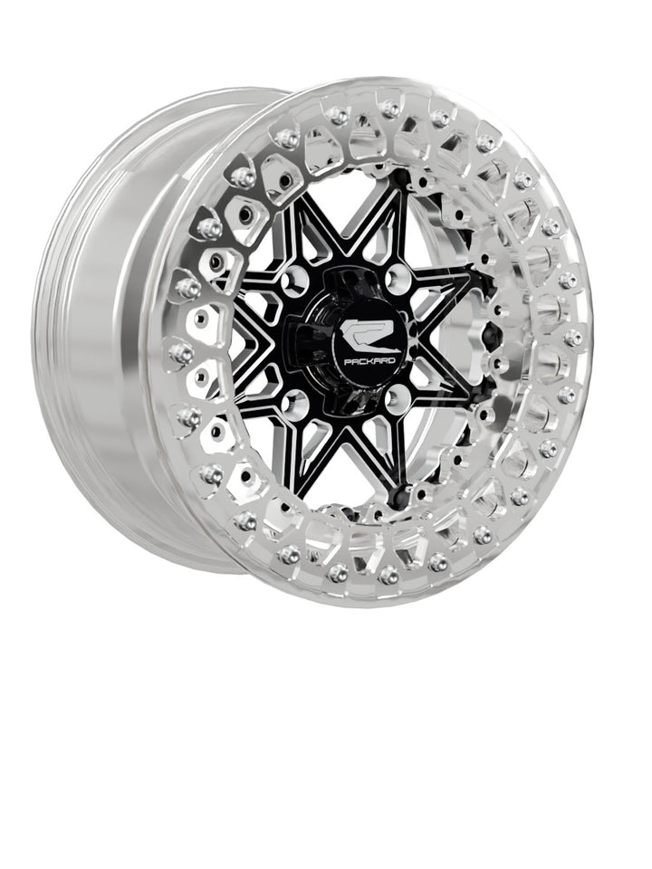 V2 Super Star - FF Forged Polished Beadlock - Gloss Black - 15x7 | 4x136 / Polished V.2