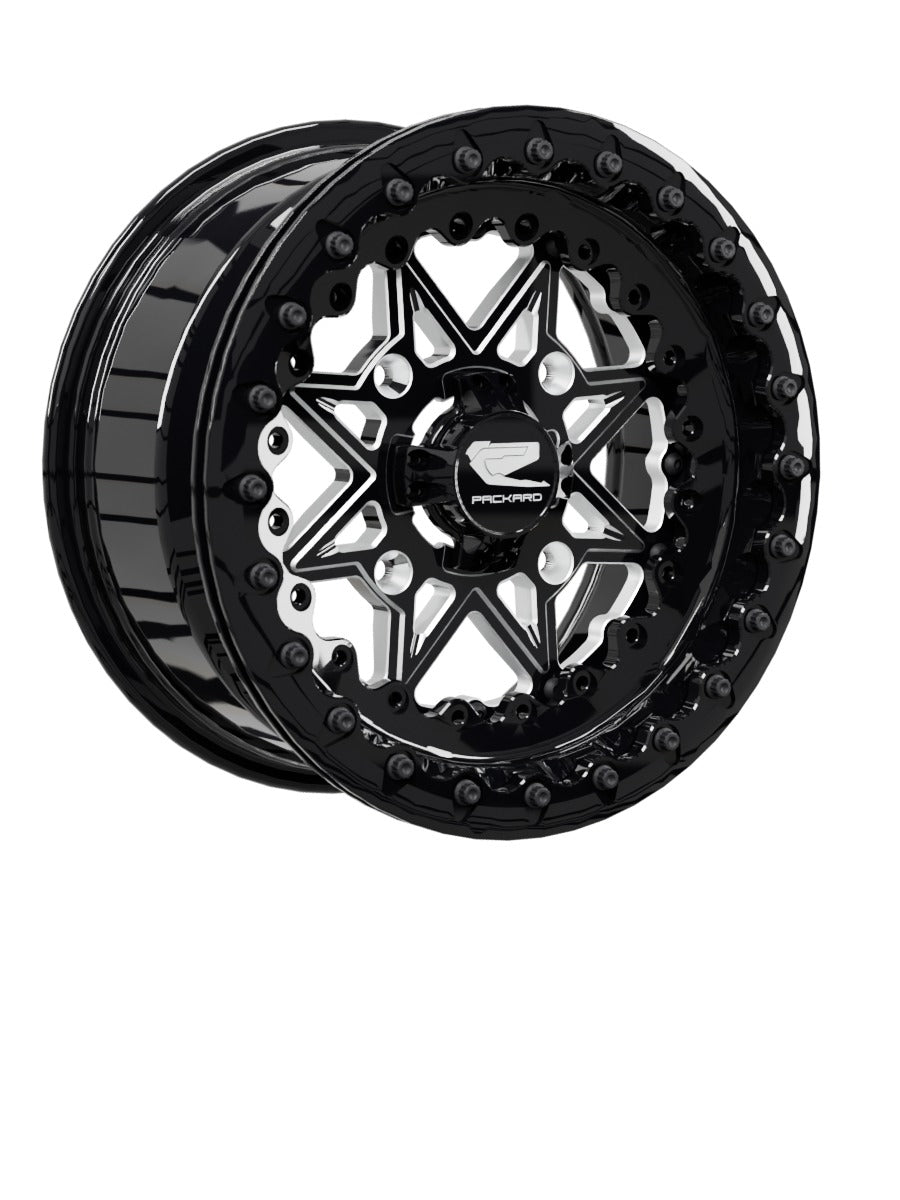 V2 Super Star - FF Forged Beadlock - Gloss Black - 15x7 | 4x156 / Gloss Black V.1