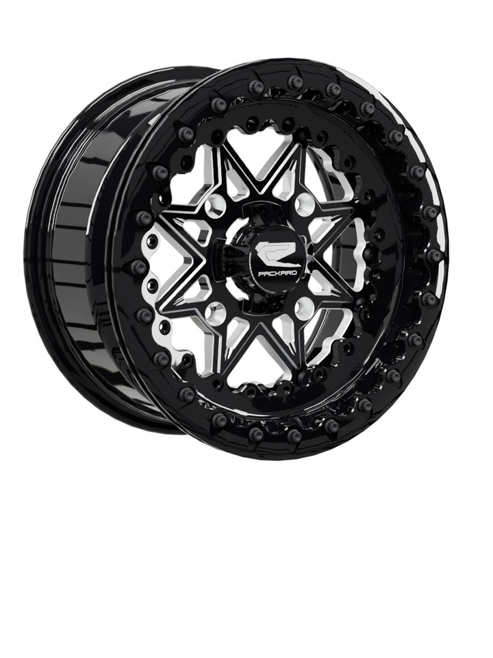 V2 Super Star - FF Forged Beadlock - Gloss Black - 15x7 | 4x156 / Gloss Black V.1