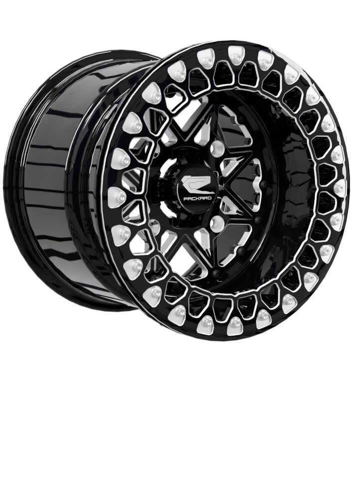 V2 Super Star - FF Forged Beadlock - Gloss Black - 15x11 | 4x156 / Contrast Machined V.2
