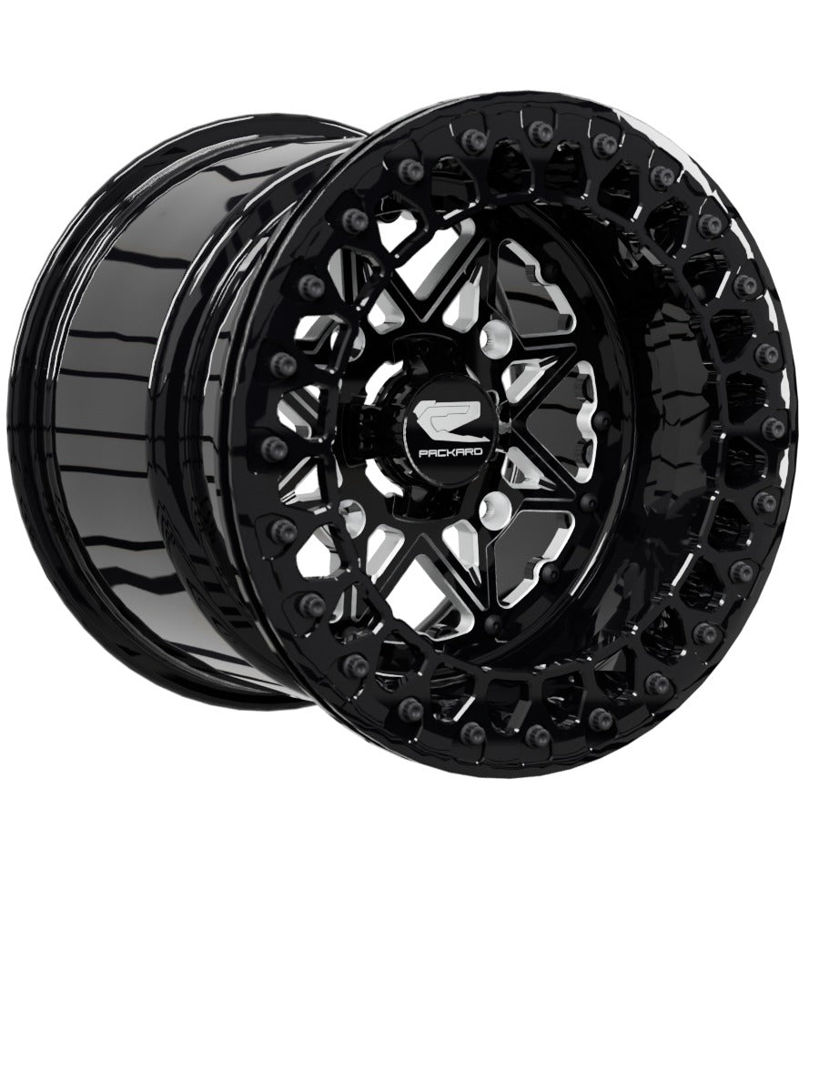 V2 Super Star - FF Forged Beadlock - Gloss Black - 15x11 | 4x156 / Gloss Black V.2