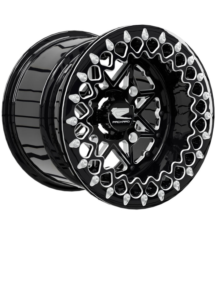 V2 Super Star - FF Forged Beadlock - Gloss Black - 15x11 | 4x156 / Contrast Machined V.3