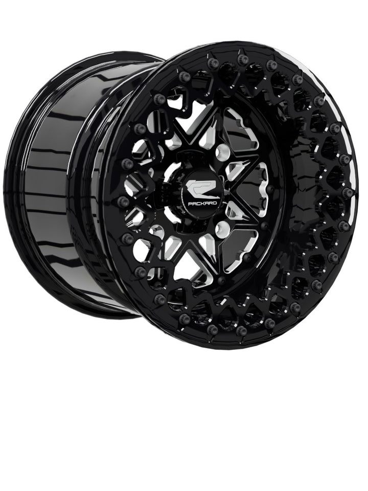 V2 Super Star - FF Forged Beadlock - Gloss Black - 15x11 | 4x156 / Gloss Black V.3
