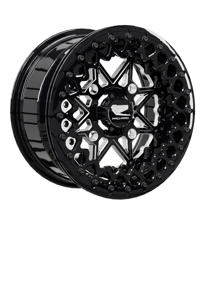 V2 Super Star - FF Forged Beadlock - Gloss Black - 15x7 | 4x156 / Gloss Black V.3