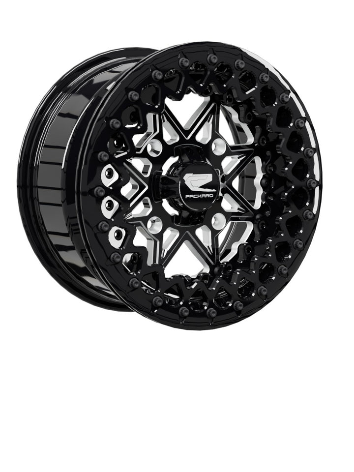 V2 Super Star - FF Forged Beadlock - Gloss Black - 15x7 | 4x156 / Gloss Black V.3