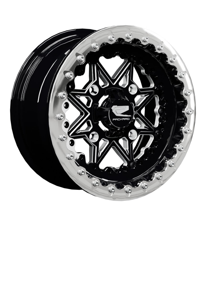 V2 Super Star - FF Forged Beadlock - Gloss Black - 15x7 | 4x156 / Polished V.1
