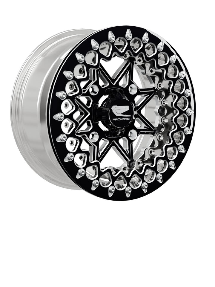 V2 Super Star - FF Forged Polished Beadlock - Gloss Black - 15x7 | 4x156 / Contrast Machined V.3