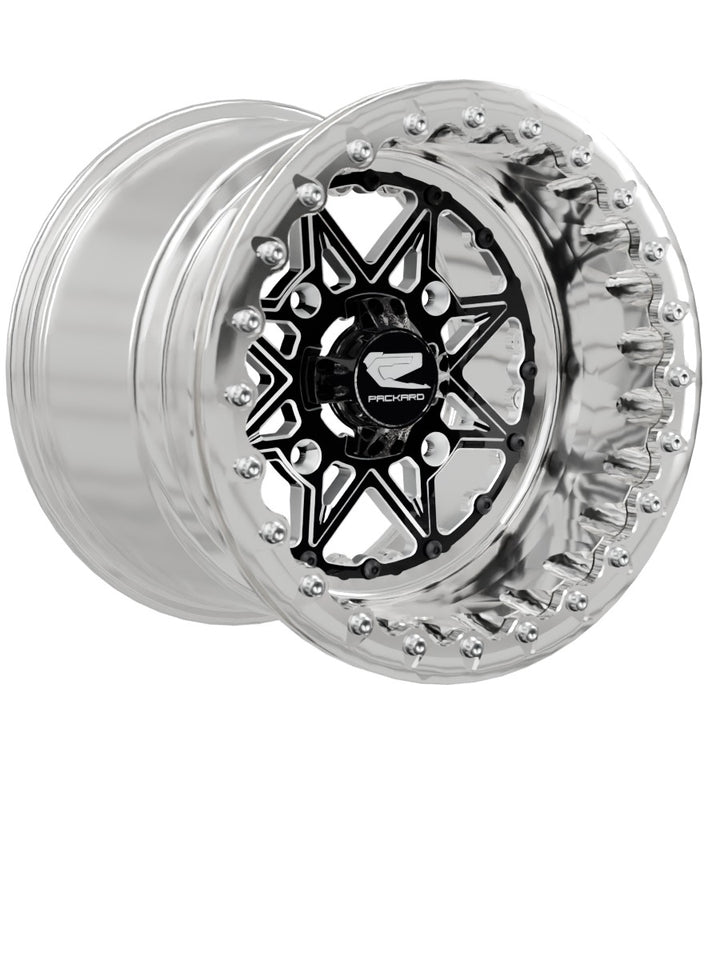V2 Super Star - FF Forged Polished Beadlock - Gloss Black - 15x11 | 4x156 / Polished V.1