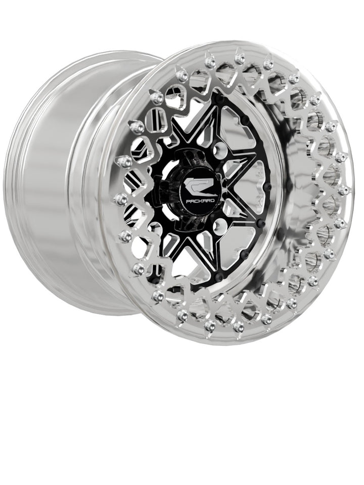 V2 Super Star - FF Forged Polished Beadlock - Gloss Black - 15x11 | 4x156 / Polished V.3