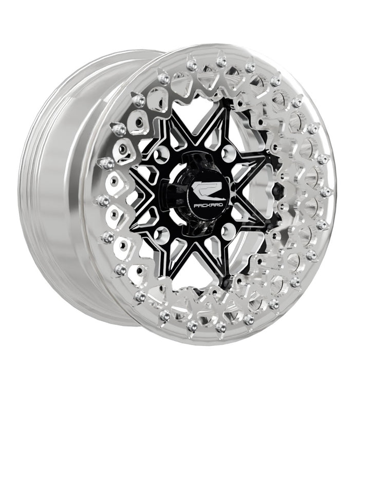 V2 Super Star - FF Forged Polished Beadlock - Gloss Black - 15x7 | 4x156 / Polished V.3