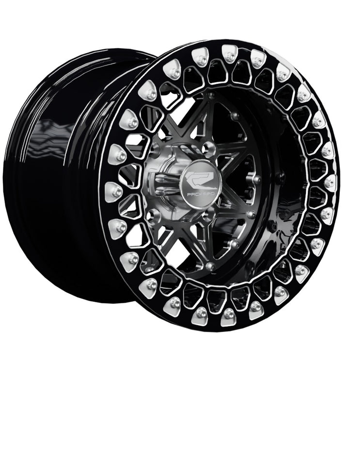 V2 Super Star - FF Forged Beadlock - Silver - 15x11 | 4x136 / Contrast Machined V.2 / Yes