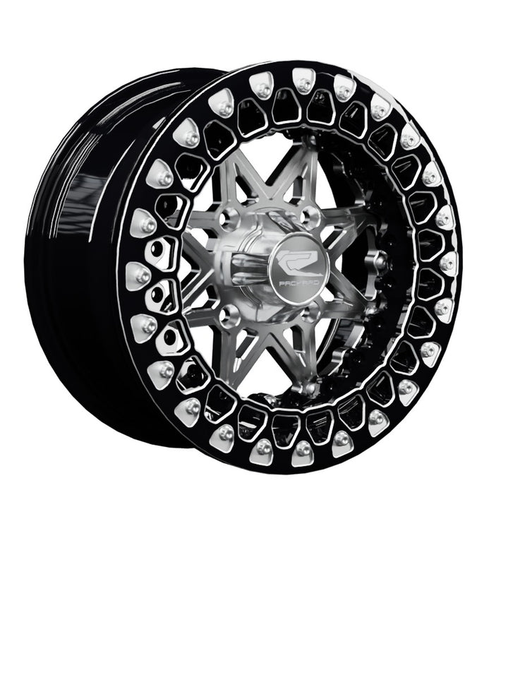 V2 Super Star - FF Forged Beadlock - Silver - 15x7 | 4x136 / Contrast Machined V.2 / Yes