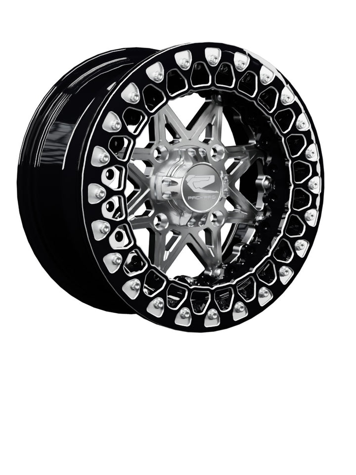 V2 Super Star - FF Forged Beadlock - Silver - 15x7 | 4x136 / Contrast Machined V.2 / No