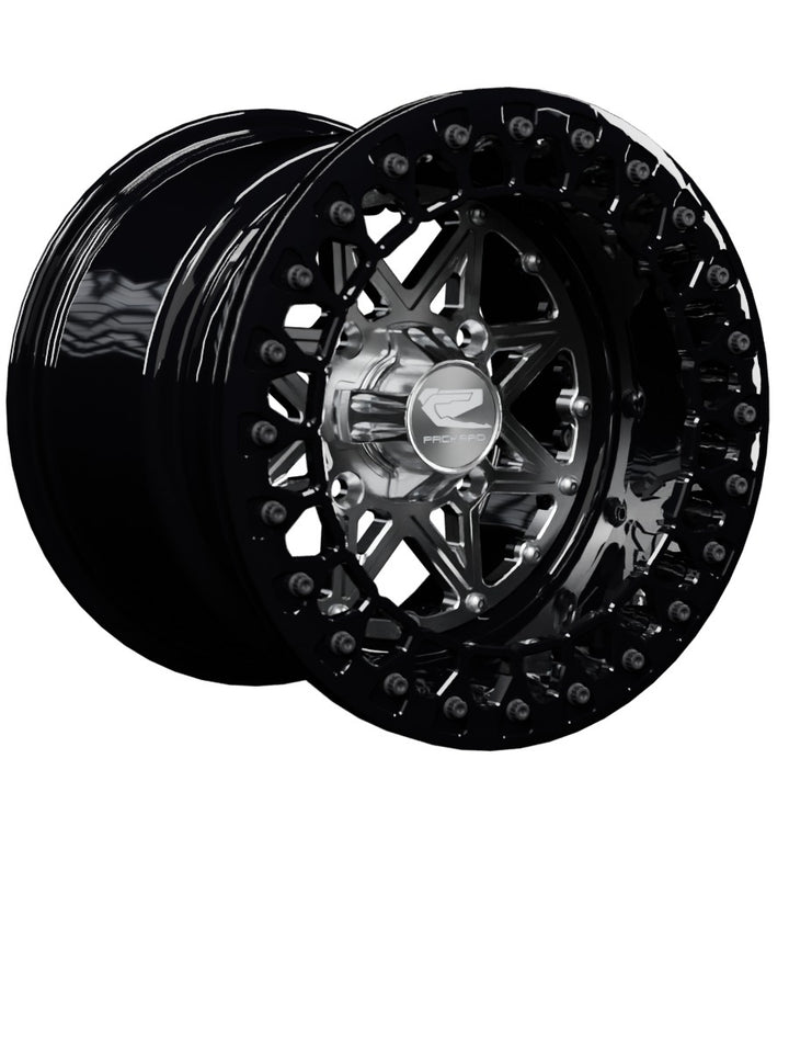 V2 Super Star - FF Forged Beadlock - Silver - 15x11 | 4x136 / Gloss Black V.2 / Yes