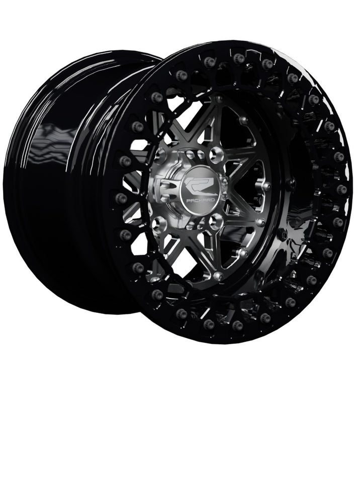 V2 Super Star - FF Forged Beadlock - Silver - 15x11 | 4x136 / Gloss Black V.2 / No