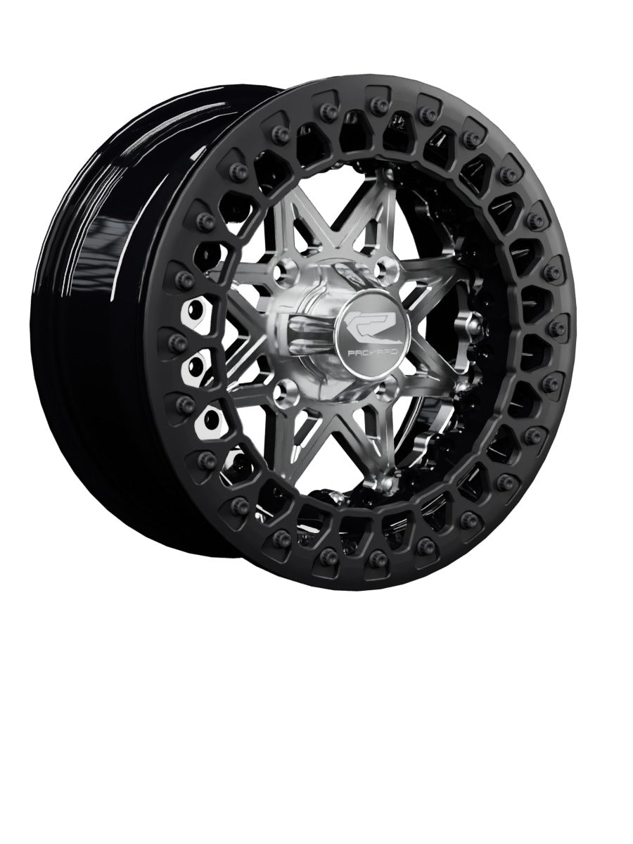 V2 Super Star - FF Forged Beadlock - Silver - 15x7 | 4x136 / Satin Black V.2 / Yes