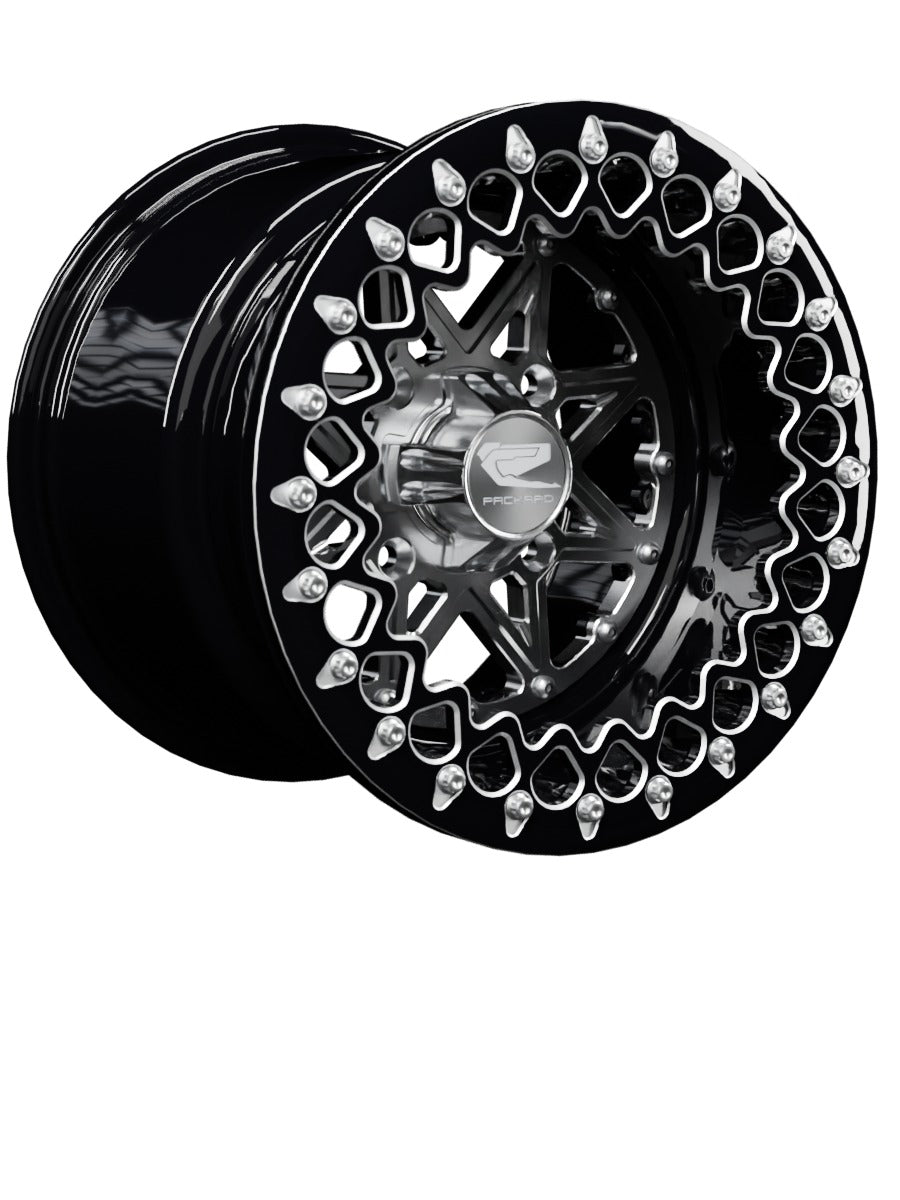 V2 Super Star - FF Forged Beadlock - Silver - 15x11 | 4x136 / Contrast Machined V.3 / Yes