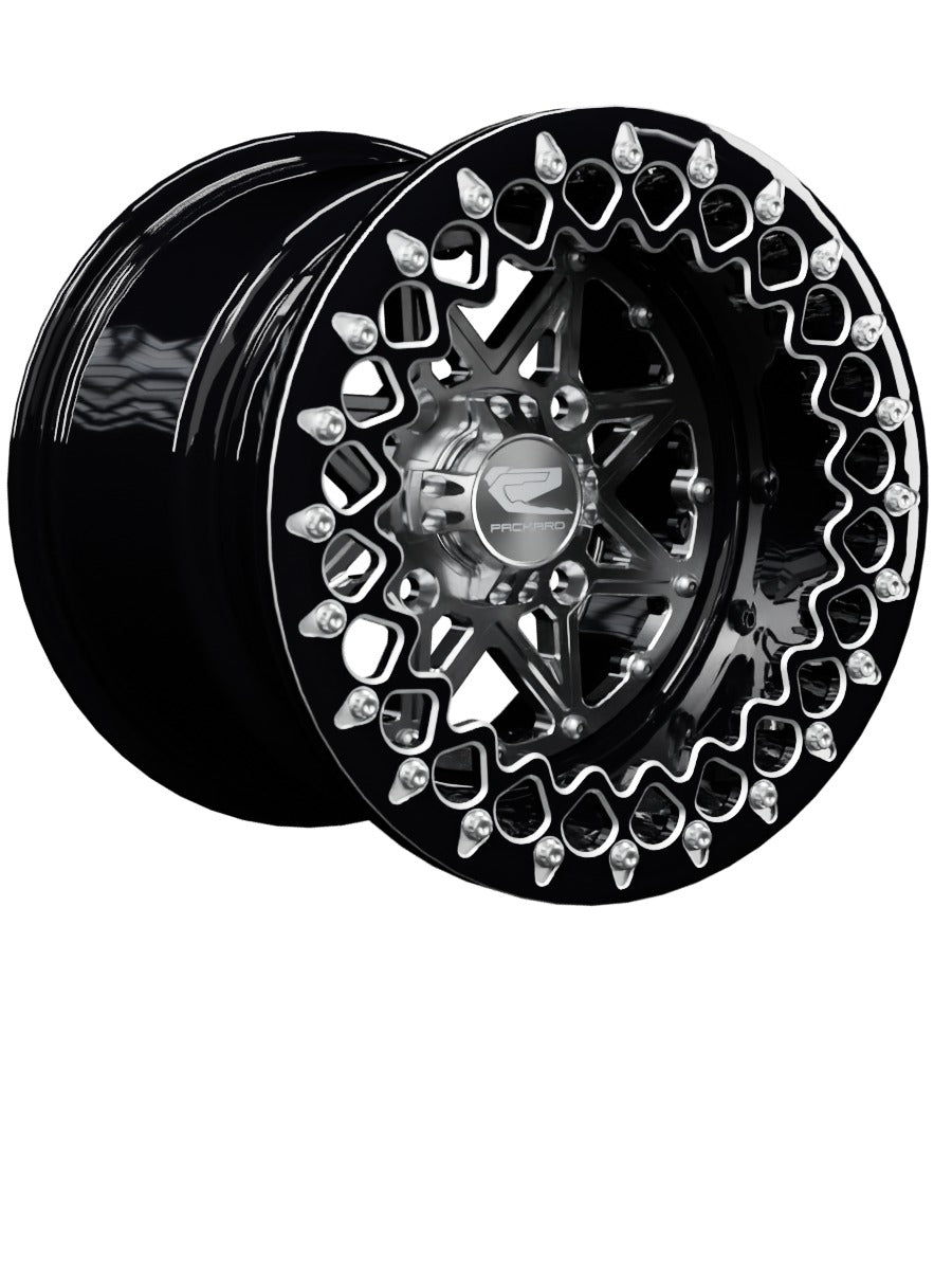 V2 Super Star - FF Forged Beadlock - Silver - 15x11 | 4x136 / Contrast Machined V.3 / No
