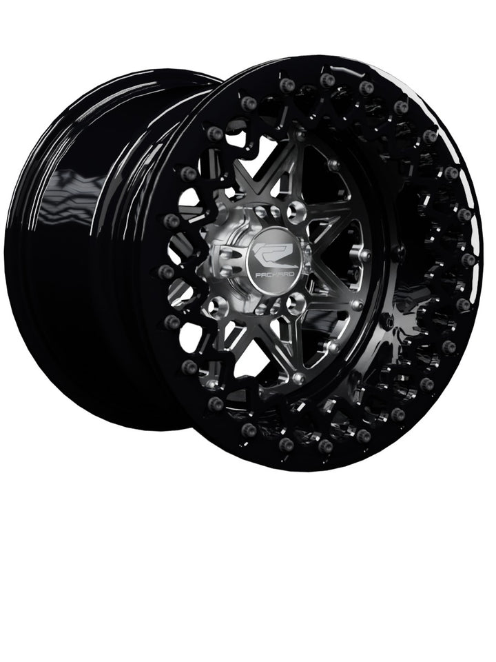 V2 Super Star - FF Forged Beadlock - Silver - 15x11 | 4x136 / Gloss Black V.3 / No