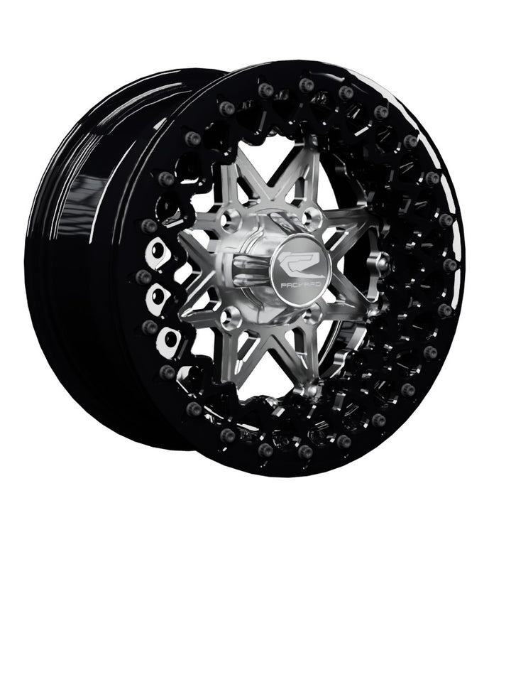 V2 Super Star - FF Forged Beadlock - Silver - 15x7 | 4x136 / Gloss Black V.3 / Yes