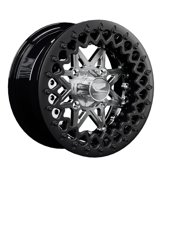 V2 Super Star - FF Forged Beadlock - Silver - 15x7 | 4x136 / Satin Black V.3 / Yes