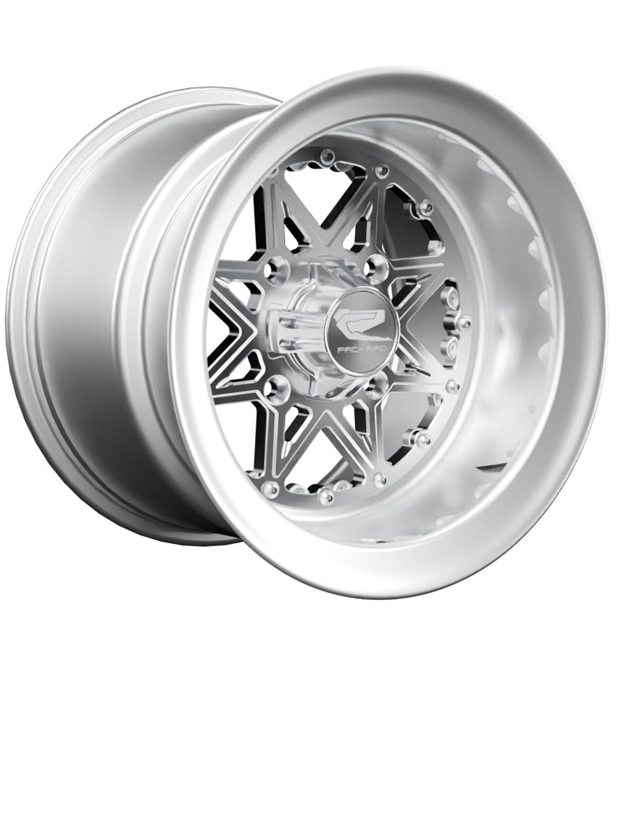V2 - FF Forged Polished - Silver - 15x11 | 4x136 / Spinner cap