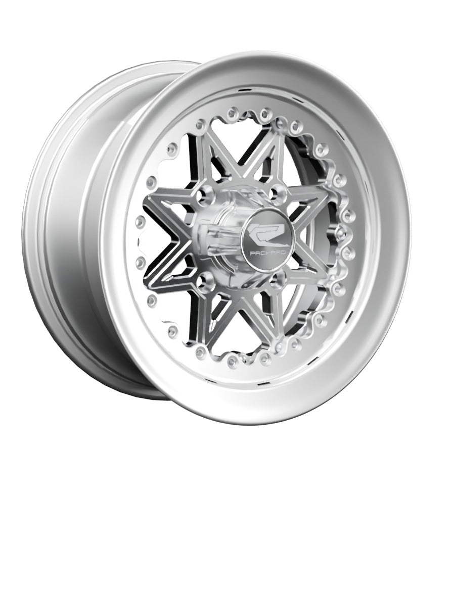 V2 - FF Forged Polished - Silver - 15x7 | 4x136 / Spinner cap