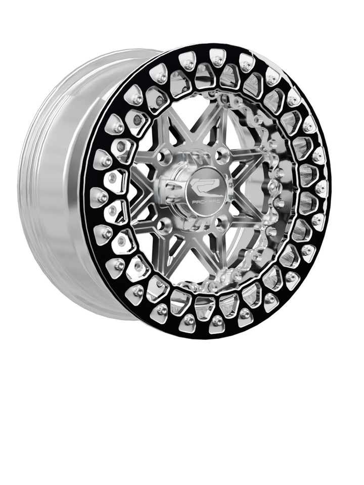 V2 - FF Forged Polished Beadlock - Silver - 15x7 | 4x136 / Contrast Machined V.2