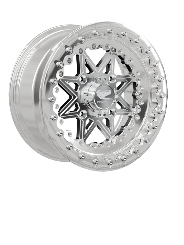V2 - FF Forged Polished Beadlock - Silver - 15x7 | 4x136 / Polished V.1