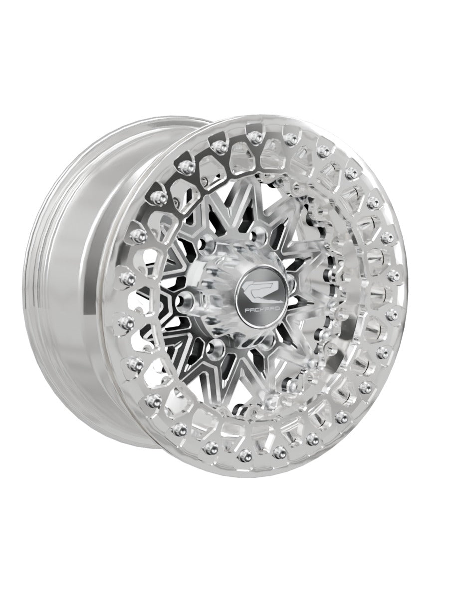 V2 Super Star - FF Forged Polished Beadlock - Silver Maverick R 6x139.7