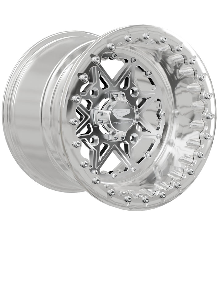 V2 - FF Forged Polished Beadlock - Silver - 15x11 | 4x156 / Polished V.1