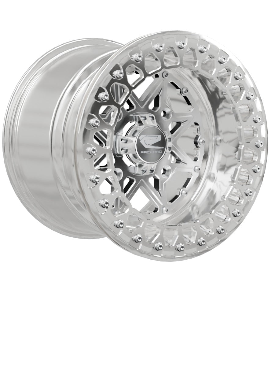 V2 - FF Forged Polished Beadlock - Silver - 15x11 | 4x156 / Polished V.2