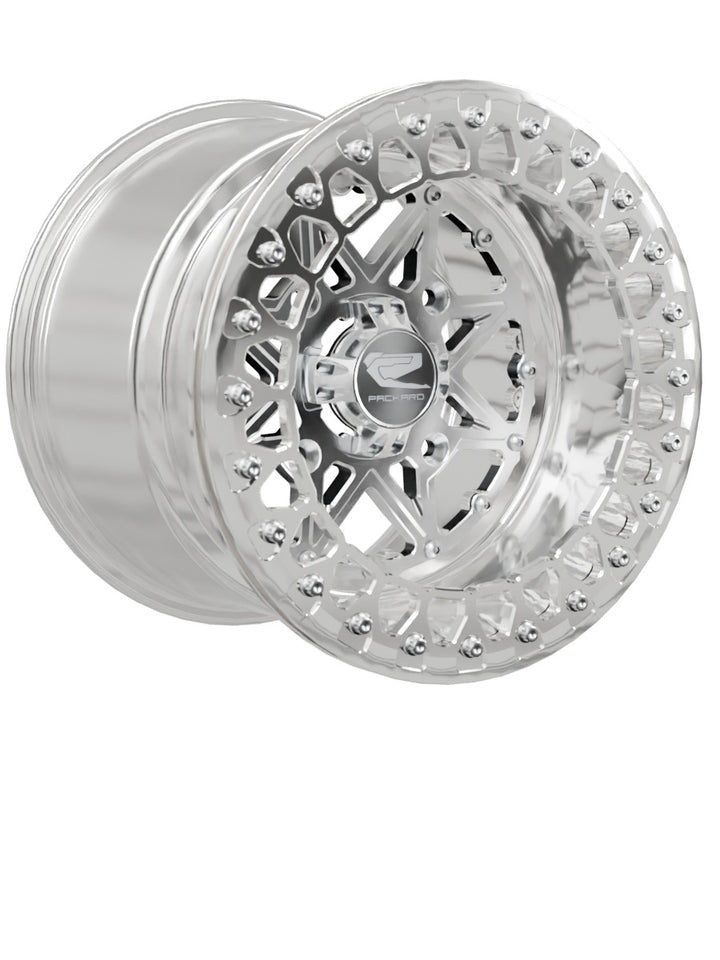 V2 - FF Forged Polished Beadlock - Silver - 15x11 | 4x156 / Polished V.2