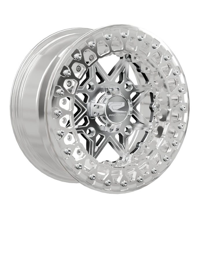 V2 - FF Forged Polished Beadlock - Silver - 15x7 | 4x156 / Polished V.2