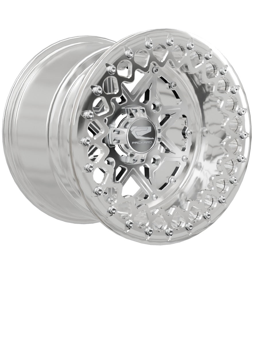 V2 - FF Forged Polished Beadlock - Silver - 15x11 | 4x156 / Polished V.3