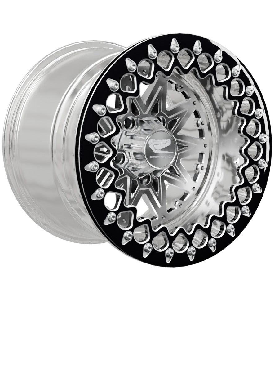 V2 Super Star - FF Forged Polished Beadlock - Silver RZR Pro R 5x4.5