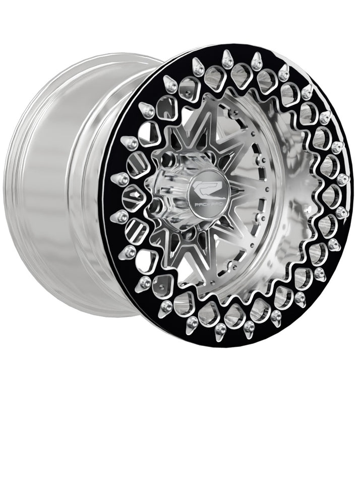 V2 Super Star - FF Forged Polished Beadlock - Silver RZR Pro R 5x4.5