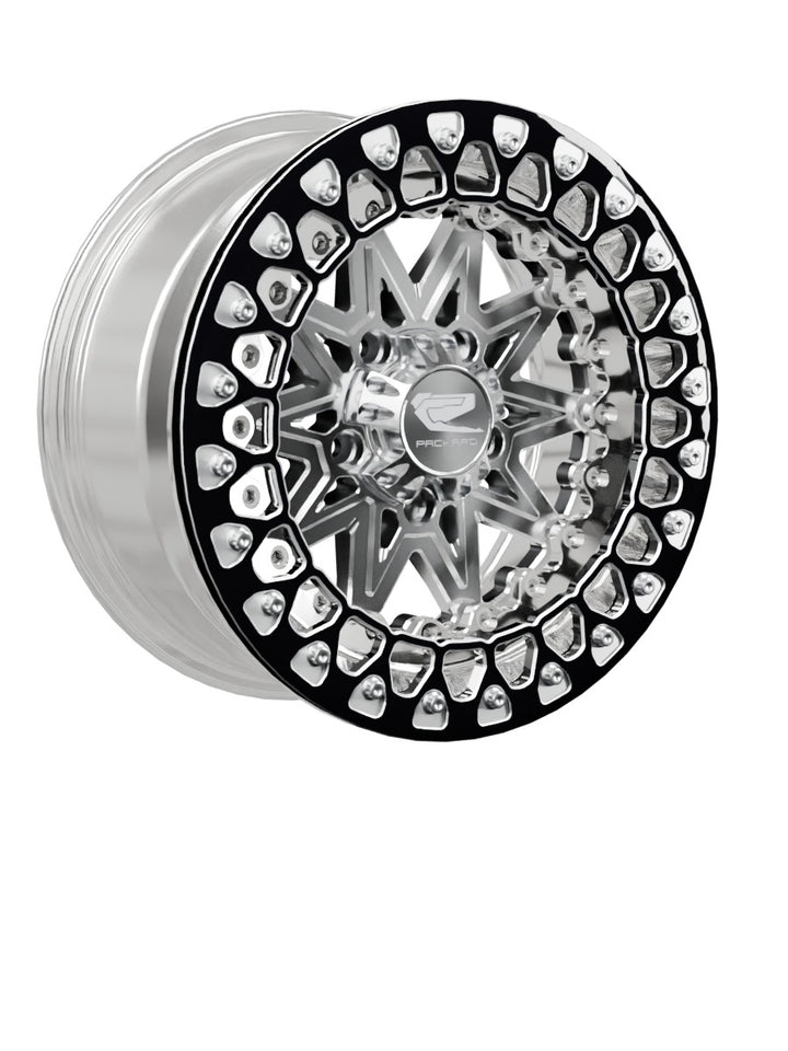 V2 Super Star - FF Forged Polished Beadlock - Silver RZR Pro R 5x4.5