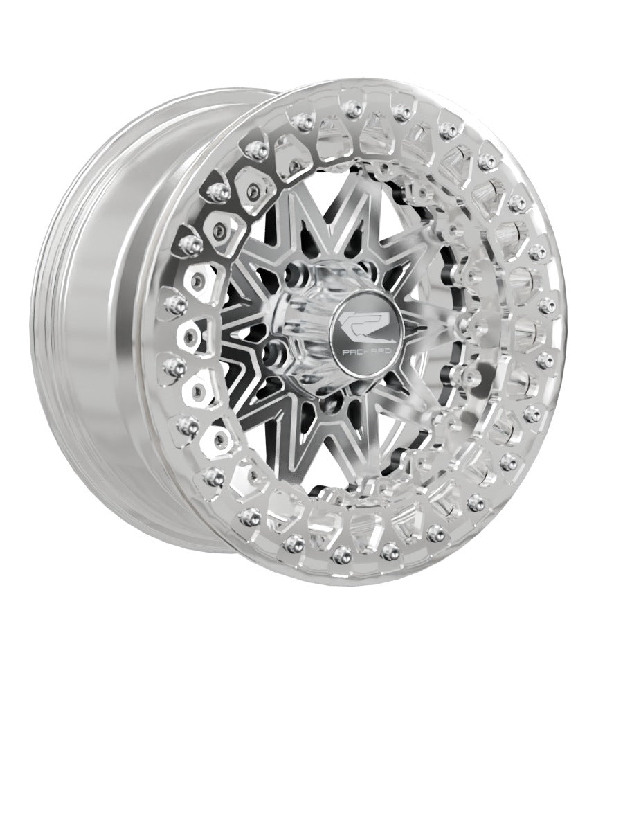 V2 Super Star - FF Forged Polished Beadlock - Silver RZR Pro R 5x4.5