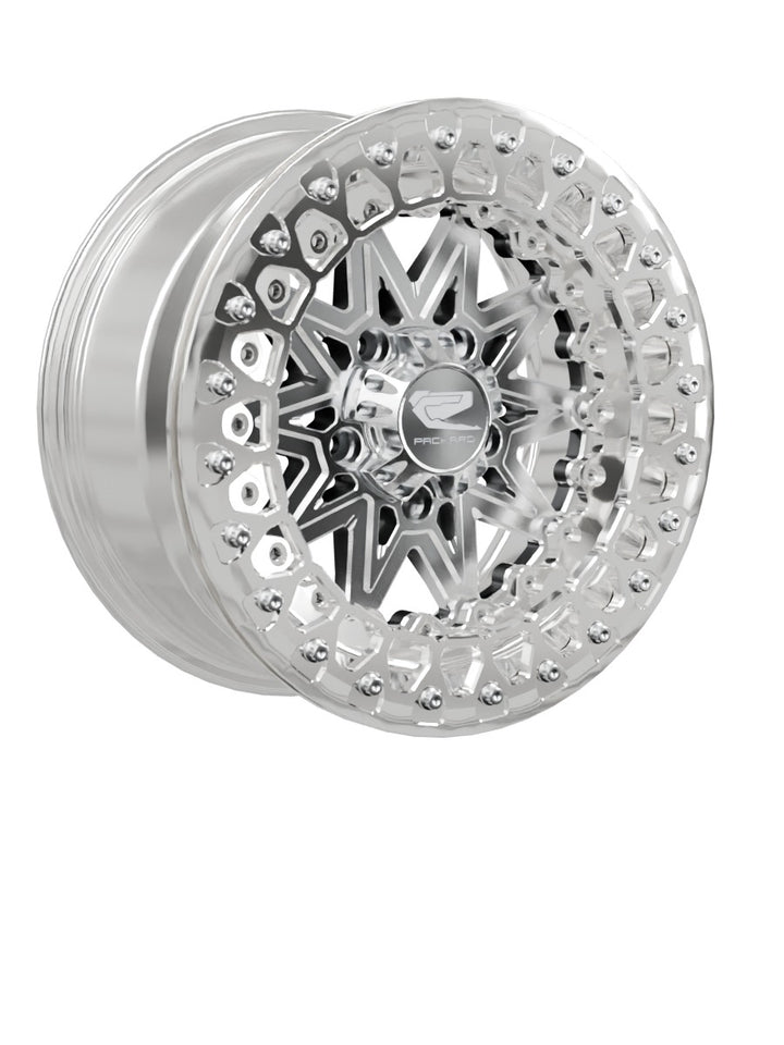V2 Super Star - FF Forged Polished Beadlock - Silver RZR Pro R 5x4.5