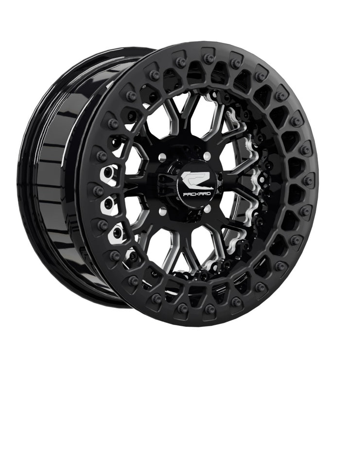 Wishbone - FF Forged Beadlock - Gloss Black 4x110 - 15x7 | 4x110 / Satin Black V.2