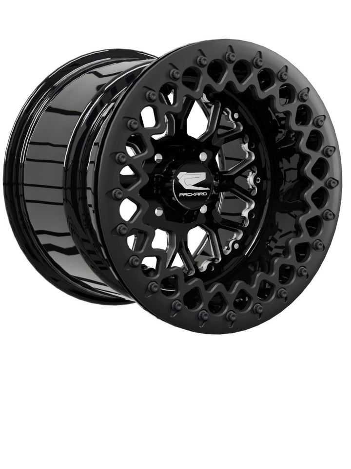 Wishbone - FF Forged Beadlock - Gloss Black 4x110 - 15x11 | 4x110 / Satin Black V.3