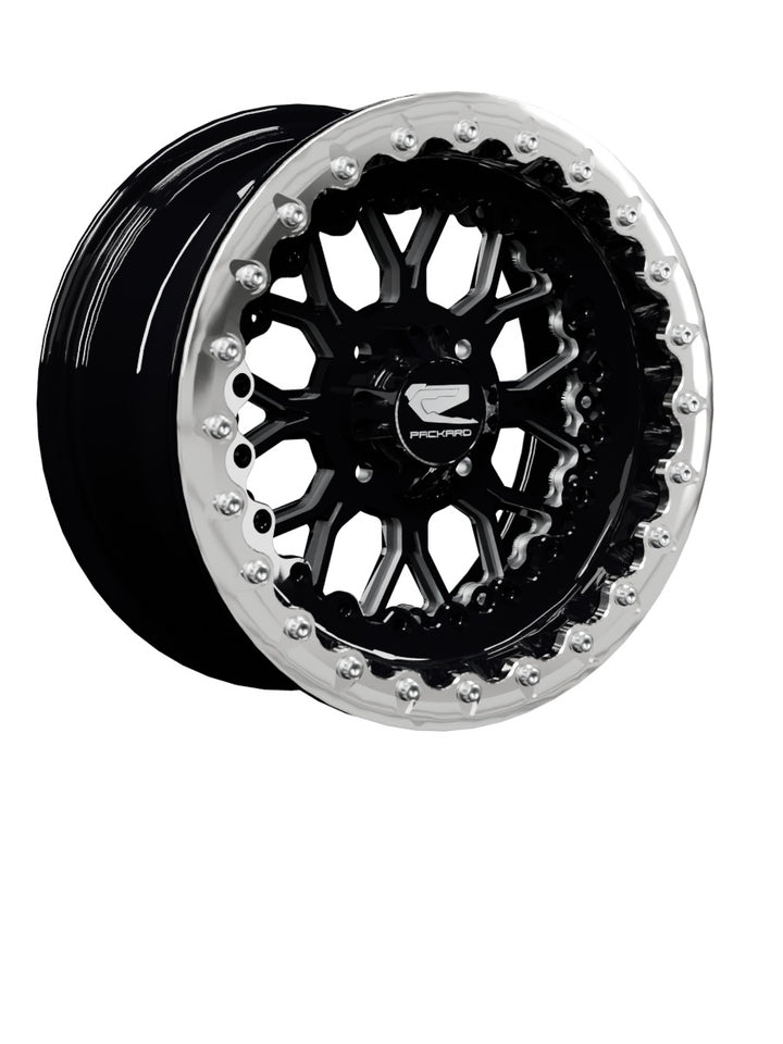Wishbone - FF Forged Beadlock - Gloss Black 4x110 - 15x7 | 4x110 / Polished V.1