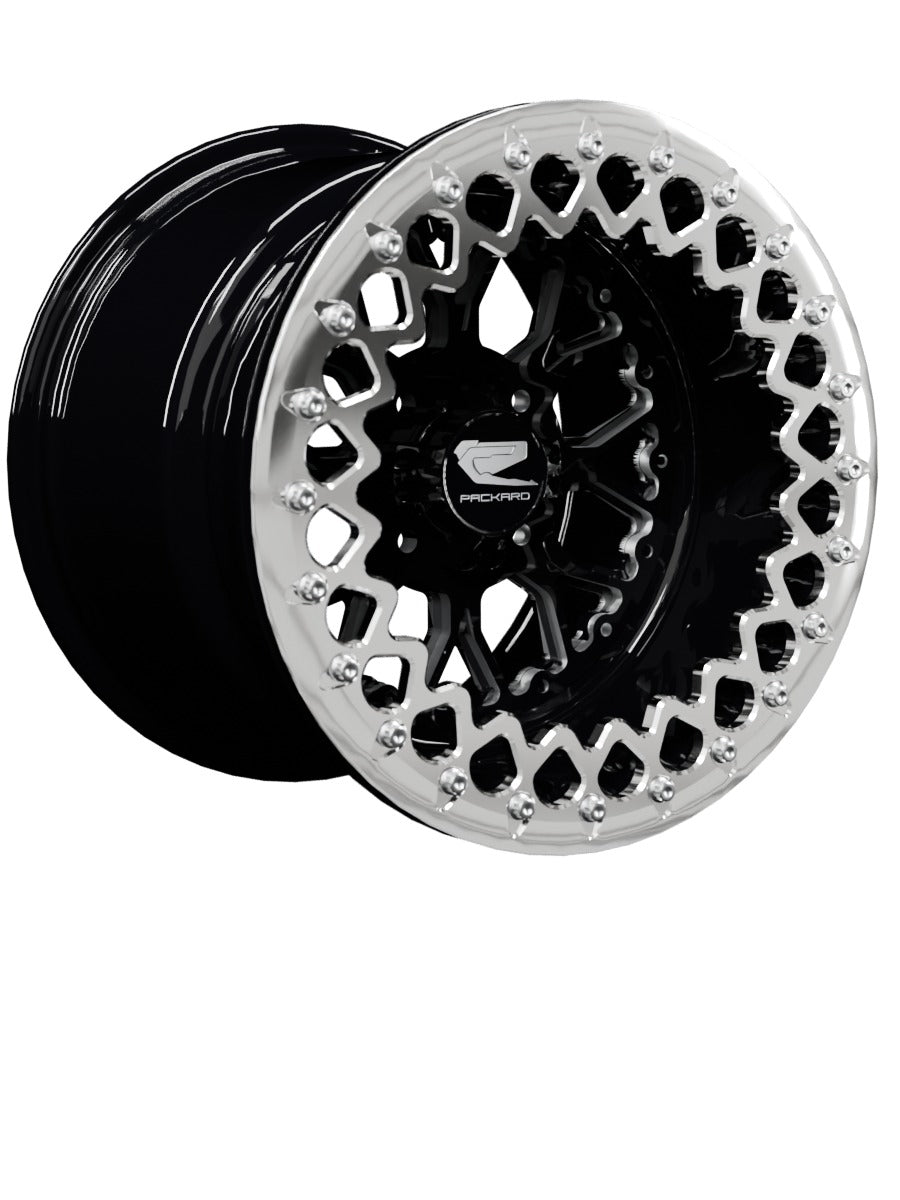 Wishbone - FF Forged Beadlock - Gloss Black 4x110 - 15x11 | 4x110 / Polished V.3
