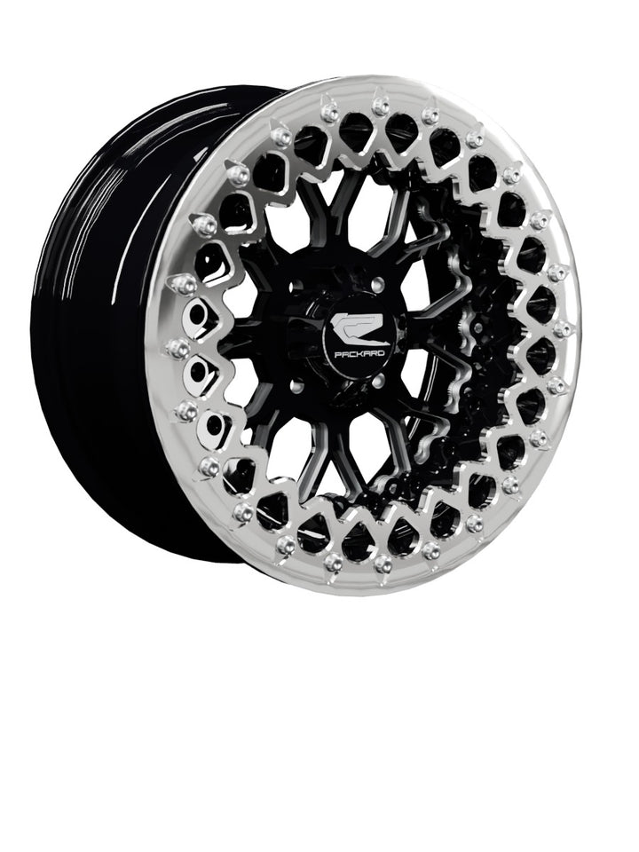 Wishbone - FF Forged Beadlock - Gloss Black 4x110 - 15x7 | 4x110 / Polished V.3