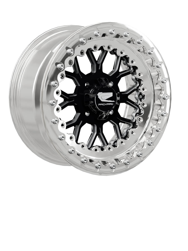 Wishbone - FF Forged Polished Beadlock - Gloss Black 4x110 - 15x7 | 4x110 / Polished V.1