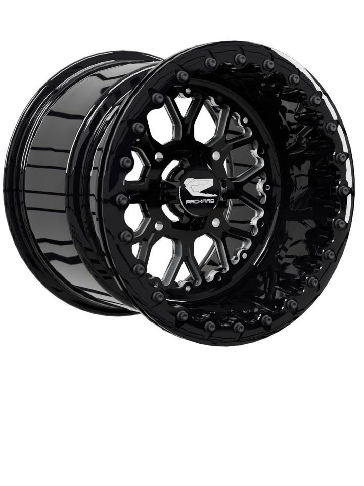 Wishbone - FF Forged Beadlock - Gloss Black - 15x11 | 4x136 / Gloss Black V.1